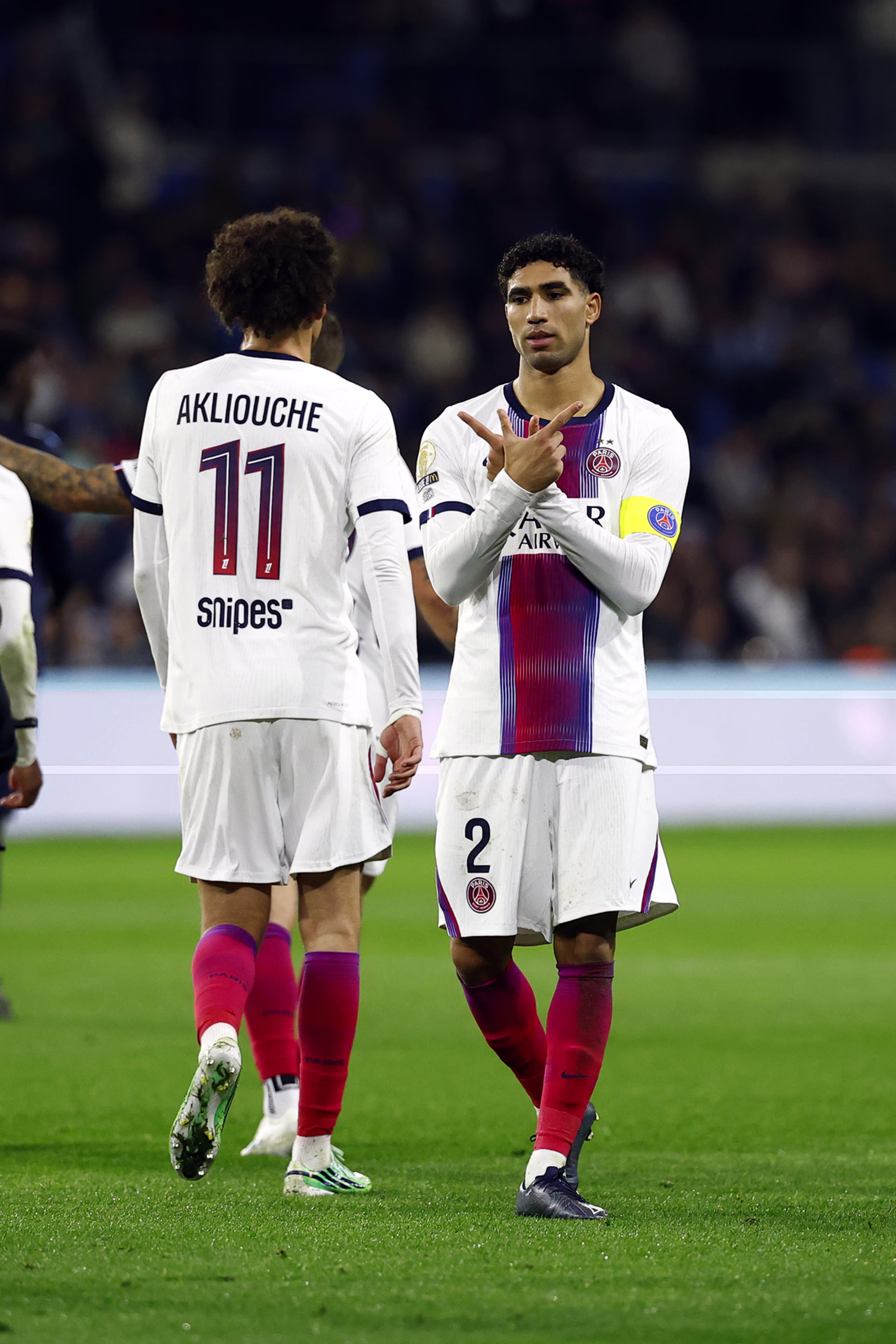 Le capitaine parisien qui inscrit son 2è but de la rencontre