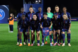 Le XI des Parisiennes pour cette rencontre de D1 Arkema 