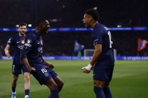 Désiré Doué qui lance parfaitement le PSG dès les premières minutes