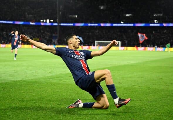 Achraf Hakimi buteur face à Arsenal