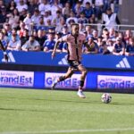 Barcola en action face à Strasbourg