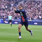 Bradley Barcola buteur avec le PSG face au Stade de Reims