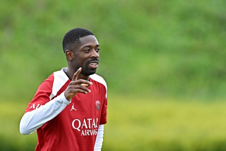 Ousmane Dembélé présent dans le groupe pour affronter Auxerre