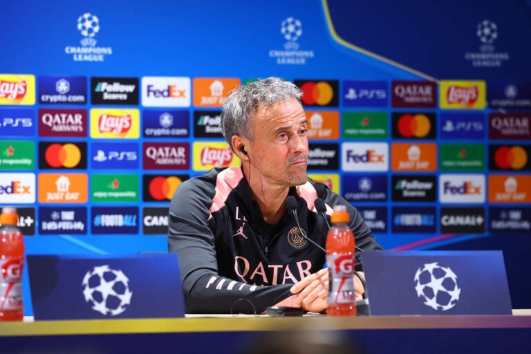 luis enrique en conférence de presse