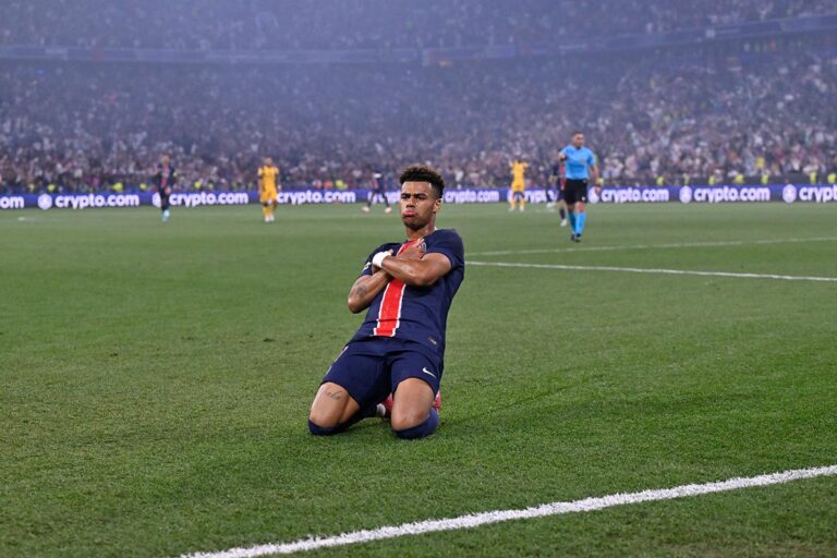 Désiré Doué buteur en finale de Ligue des Champions face à l'Inter Milan