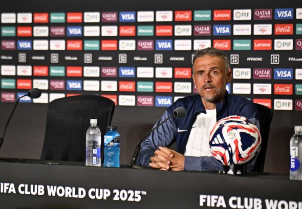 Luis Enrique en conférence de presse avant le match face à Botafogo