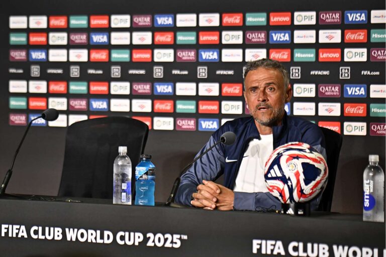 Luis Enrique en conférence de presse avant le match face à Botafogo
