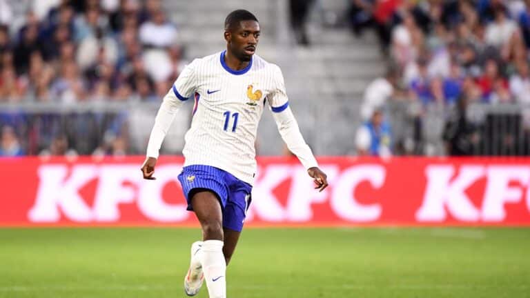 Ousmane Dembélé et les Bleus, défaits par l’Espagne en demi-finale de Ligue des Nations
