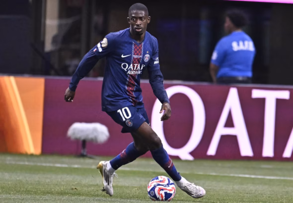 Ousmane Dembélé qui a fait son retour sur le terrain contre l'Inter Miami