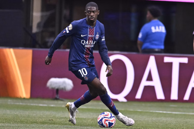 Ousmane Dembélé qui a fait son retour sur le terrain contre l'Inter Miami