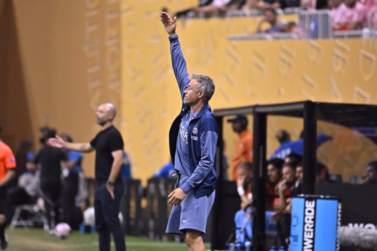 Un Luis Enrique pleinement satisfait après la victoire