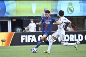 Gonçalo Ramos qui fait 4 à 0 pour les Parisiens