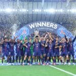 Le PSG soulève le trophée de la Supercoupe de l'UEFA