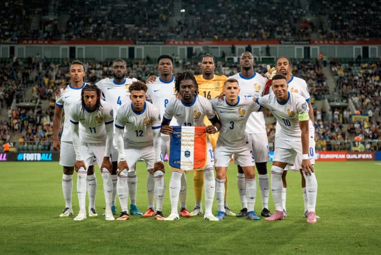 Le onze tricolore de départ (photo Simon MORCEL _FFF).