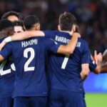 Les parisiens heureux après cette belle victoire d'entrée