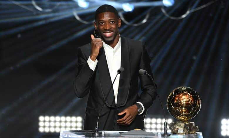Ousmane Dembélé remporte le Ballon d'Or 2025 et voit quatre de ses coéquipiers dans le top 10