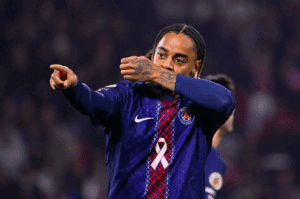 Bradley Barcola buteur face RC Strasbourg pour le compte de la 8ème journée de Ligue 1