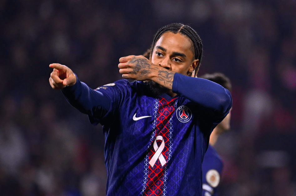 Bradley Barcola buteur face RC Strasbourg pour le compte de la 8ème journée de Ligue 1