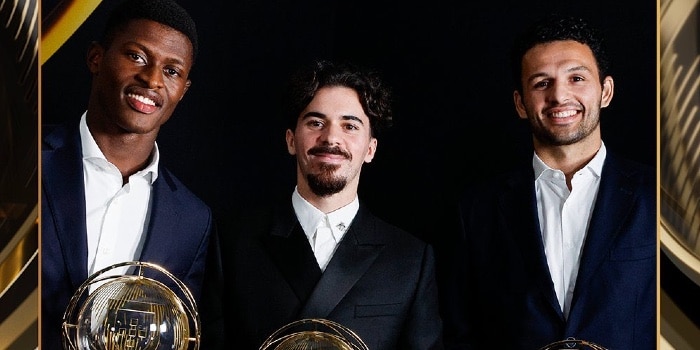 Les Portugais du Paris St-Germain récompensés