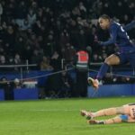 Bradley Barcola qui rentre et qui est buteur pour le but du 3-0.