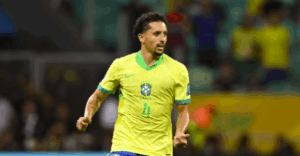 Marquinhos avec le maillot du Brésil
