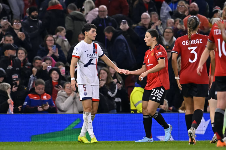 Les parisiennes s'inclinent à Old Trafford