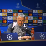 Luis Enrique en conférence de presse avant PSG -Tottenham au Parc des Princes