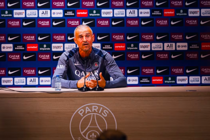 Luis Enrique en conférence de presse avant Metz - PSG