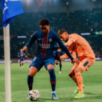 Ibrahim Mbaye face au Havre le 22 novembre 2025 au Parc des Princes. LMDPSG / Mael Jegou.