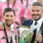 Les anciens du PSG Lionel Messi et David Beckham ont guidé l'Inter Miami sur le toit de l'Amérique