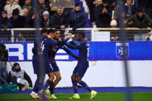 Bradley Barcola qui donne la victoire au PSG