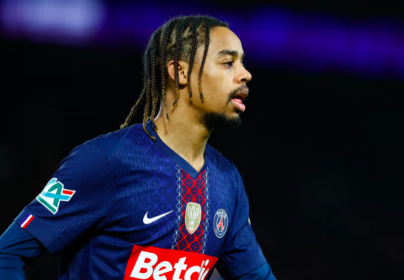 Bradley Barcola face au Paris FC en Coupe de France