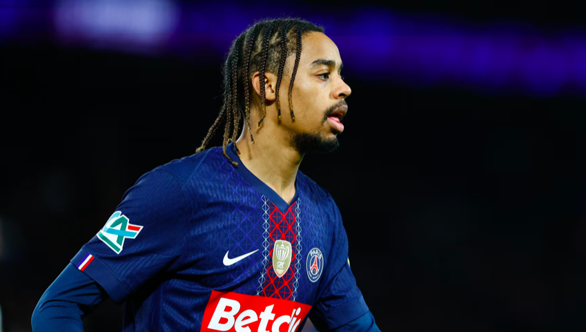 Bradley Barcola face au Paris FC en Coupe de France