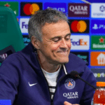 Luis Enrique en conférence de presse avant la rencontre face au Sporting Portugal