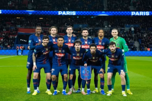 LE XI Parisien pour cette rencontre de Coupe de France