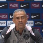 Luis Enrique en conférence de presse