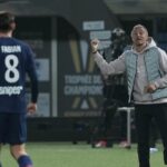 Luis Enrique et Fabian Ruiz en disucssion pendant PSG-OM