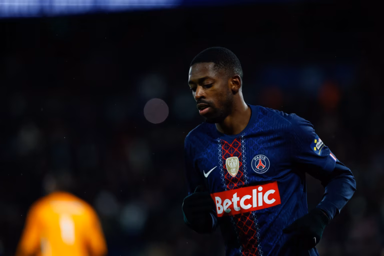 Ousmane Dembélé ici face au Paris FC