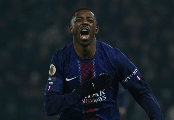 Ousmane Dembélé buteur face à l'OM