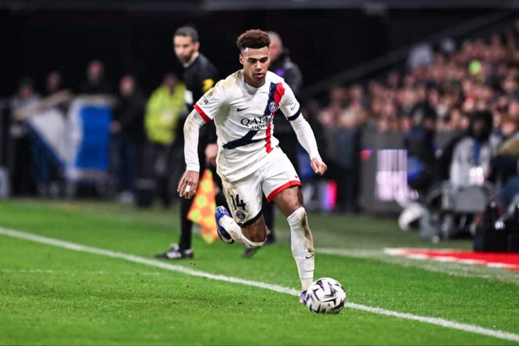 Désiré Doué face au Stade Rennais