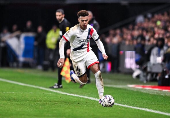 Désiré Doué face au Stade Rennais