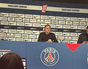Luis Enrique en conférence de presse