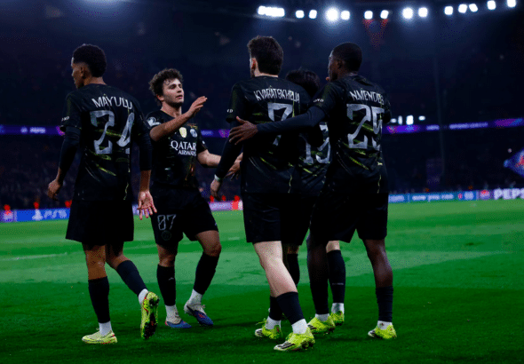 Kvicha Kvaratskhelia et le PSG s'imposent face à Chelsea - A.Meunier/PSG