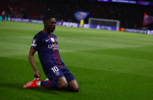 Ousmane Dembélé double buteur face au Bayern Münich