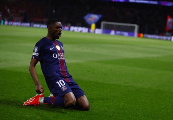 Ousmane Dembélé double buteur face au Bayern Münich