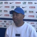 Paulo César en conférence de presse après PSG - PFC / Crédit : Thomas ASSIOUI