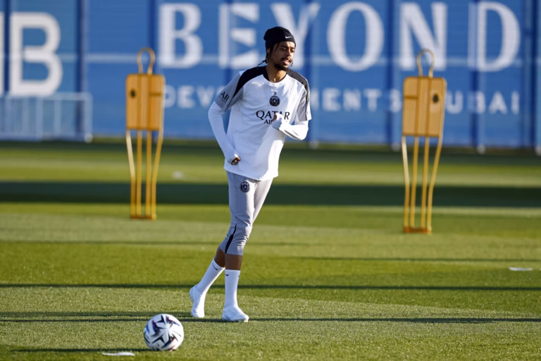 Bradley Barcola et Fabian Ruiz poursuivent leur travail individuel