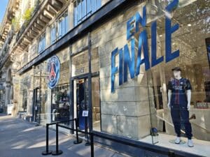 La nouvelle boutique éphémère du PSG - Crédit : LMDPSG