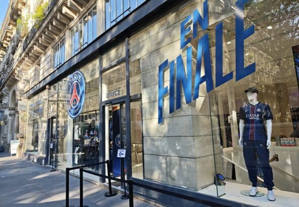 La nouvelle boutique éphémère du PSG - Crédit : LMDPSG