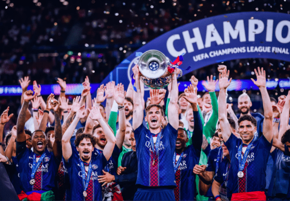 Le PSG remporte la deuxième Ligue des champions de son histoire / Crédit : PSG
